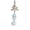 Blue, variant on Bag Pendant Lightweight Mini Cat Furry Ball Charm Key Chain with Bow Decoration Mobile Phones Keychains Gift Accessory