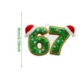 thumbnail image 2 of WEGFTDUOP Christmas 67 Acrylic Ornament Six Funny Xmas Holiday Ornament Funny 67 Decorations Meme Grandkid Gift For Christmas Tree Christmas Hanging Decor, 2 of 9