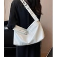thumbnail image 4 of Kukuzhu Hobo Bag for Women PU Leather Shoulder Crossbody Bag Soft Purse Handbag Slouchy Large Totes Retro Top Handle Bag, 4 of 7