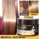 thumbnail image 4 of Mascarilla capilar mágica de queratina que repara el daño y el frizz, acondicionador que hidrata profundamente y previene la sequedad, restaura el brillo y la suavidad del cabello, 4 of 5