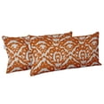 thumbnail image 2 of VargottamIndoor/OutdoorPolyester FabricLumbarPillowCover,All-Weather Waterproof Rectangular Cushion Case for Patio Furniture,12" x 24"Set of 2 -Ikat-56, 2 of 6
