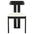 thumbnail image 3 of Safavieh Cayde Modern Wood Dining Side Chairs, Cream / Black, 3 of 8