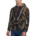 thumbnail image 3 of Goofa Ball Phyton Snake for Men's Hooded Sweatshirt - Lightweight Pullover Hoodie with Kangaroo Pocket, Perfect for Everyday Wear-Large, 3 of 7