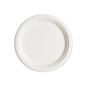 Eco-Products EPP005 Compostable Sugarcane Dinnerware, 10" Plate, Natural White, 500/Carton