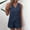 01 Navy, variant on Weiqiqre Two Piece Sets for Women Summer Vacation Short Sets Linen Button Down Matching Sets Vest and Shorts Sets