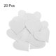 thumbnail image 3 of Parches en forma de corazón Uxcell, parches blancos, parches de planchar, apliques bordados de 2.8x2.68 pulgadas para reparación de ropa, mochila, 20 piezas, 3 of 6