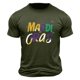 thumbnail image 1 of Casual Summer Tops Carnaval Impreso de Manga Corta Cuello Redondo, Poliéster Ligero para la Fiesta de Verano de Primavera, 1 of 9