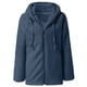 thumbnail image 3 of Gibobby Chamarras para mujer, Chaqueta de Forro Polar difuso para Mujer con Botones y Abrigos Sherpa Casuales con Bolsillos(Azul,XG), 3 of 5