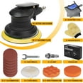thumbnail image 7 of Autolock 5 Inche Air Random Orbital Sander, Pneumatic Palm Car Sander For Wood Polisher Metal, Auto Body Work, Da Sanders, Dual-action Sander, 7 of 7