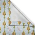thumbnail image 3 of Ambesonne Dinosaur Kitchen Curtains, Jurassic Animals Leaves, 55"x24", Slate Brown Pale Orange, 3 of 3