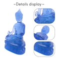thumbnail image 5 of Tibetan Medicine Buddha Statue, lucent Resin Buddha Sculpture Meditation Decor Spiritual Decor C, 5 of 5