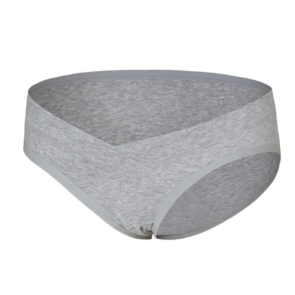 Xmarks Under the Bump Maternity Underwear, Pregnancy Panties Gray