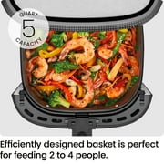 Chefman ExacTemp 5 Qt. Digital Air Fryer with Temperature Probe - Stainless Steel