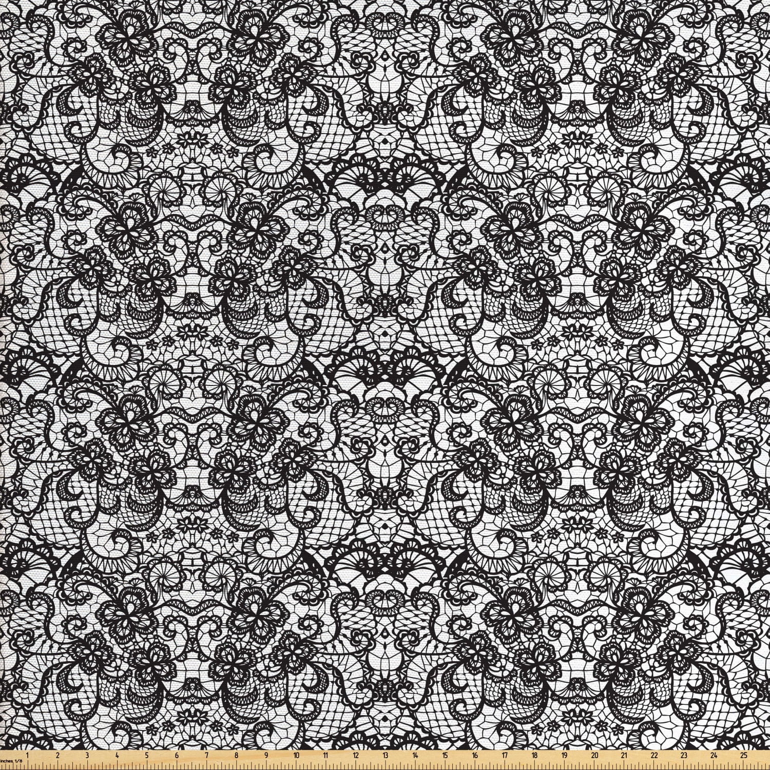 Gothic Fabric by The Yard, Classical Bridal Composition Vintage Spring