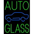 thumbnail image 1 of Green Auto Glass Blue Car LED Neon Sign 24 x 31 - inches, Clear Edge Cut Acrylic Backing, with Dimmer - Bright and Premium built indoor LED Neon Sign for automotive store, and mall., 1 of 7
