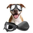 thumbnail image 1 of Gafas para Perro PETLESO para Razas Grandes, a Prueba de Viento y Anti-UV Negras, 1 of 9