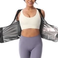 thumbnail image 3 of Edvintorg Womens Corset Top Open Back Waist Trainer Tank Top Sleeveless Scoop Neck Workout Body Shaper Stretch Cincher Top Women'S Clothes Silver S, 3 of 9