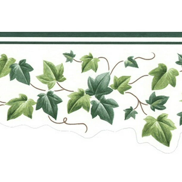 879405 Narrow Scalloped Ivy Wallpaper Border