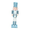 thumbnail image 2 of jifeng Christmas Nutcracker Figurine Christmas Decor Tabletop Handmade Statue Christmas B, 2 of 9