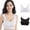 Gray+Black, variant on XFLWAM Bras for Women 2PC Stretchy Seamless Yoga Breathable Bralettes Wireless Full Coverage Underwear Workout Push up Everyday Bras