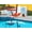 Unframed, variant on Art.com Pool Lounge Art Print by Jen Bucheli, White Frame Wall Art, 21" x 17"