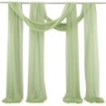 thumbnail image 4 of Sheer Chiffon Wedding Arch Drapery 300x75cm Flowing Fabric for Ceremonies & Photo Backdrops, 4 of 8