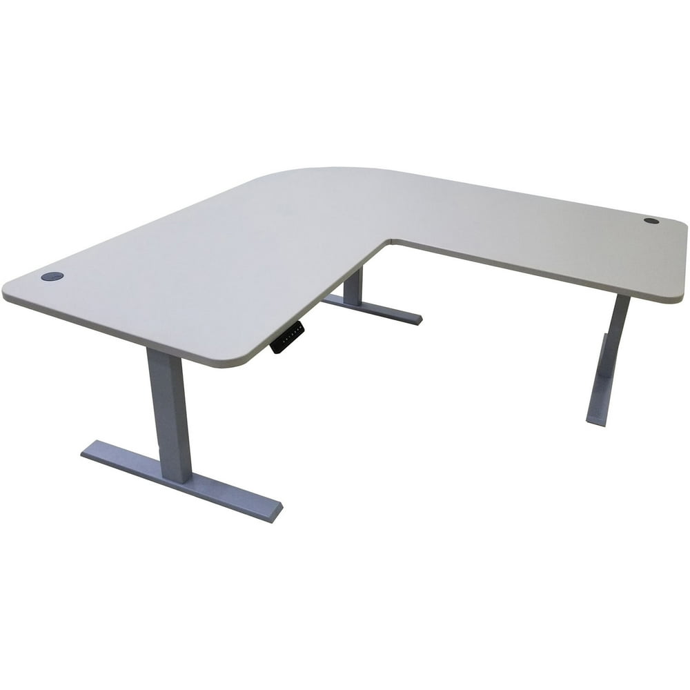Hanover 73" x 73" Powered Electric Sit or Stand LShaped Desk for