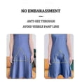 thumbnail image 3 of Bóxer de cintura alta de seda de hielo para mujer, pantalones cortos de doble capa debajo de la falda, pantalones de seguridad, faja abdominal para mujer, 3 of 5