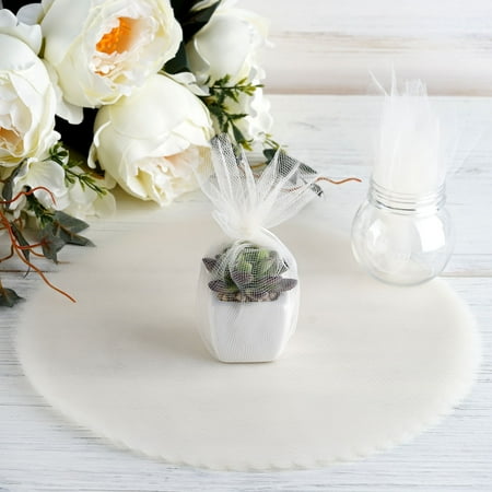 Balsacircle 25 Pcs 12 Tulle Circles Wedding Party Baby Shower