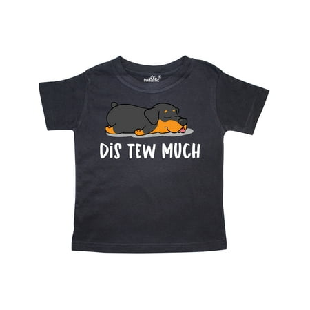 

Inktastic Napping Dis Tew Much Rottwieler Gift Toddler Boy or Toddler Girl T-Shirt