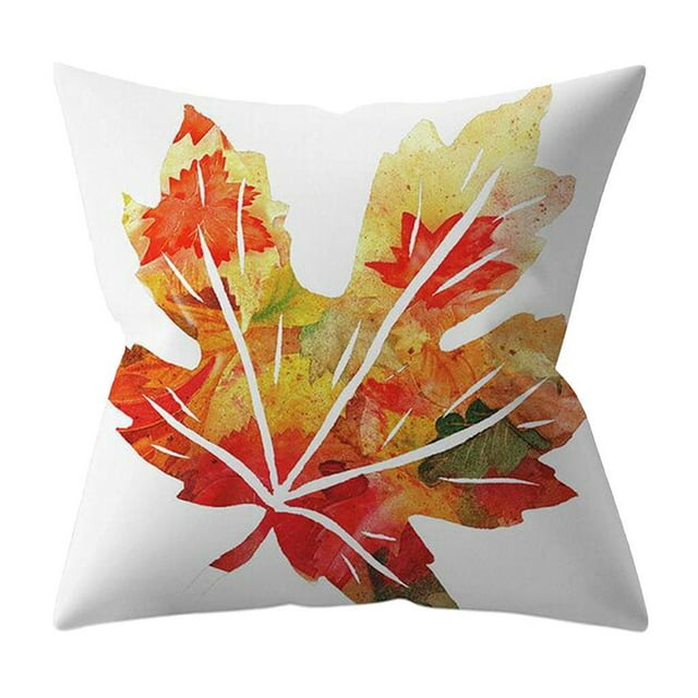 GUOOL Maple Pattern Cover Sofa Pillow Case Cushion Decor -45x45cm Style03
