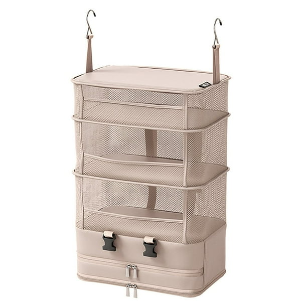 1 Bolsa de Almacenamiento Colgante Multifuncional de para Viajes, Artículos del Hogar, Organizador de Ropa, Organizador de Armario