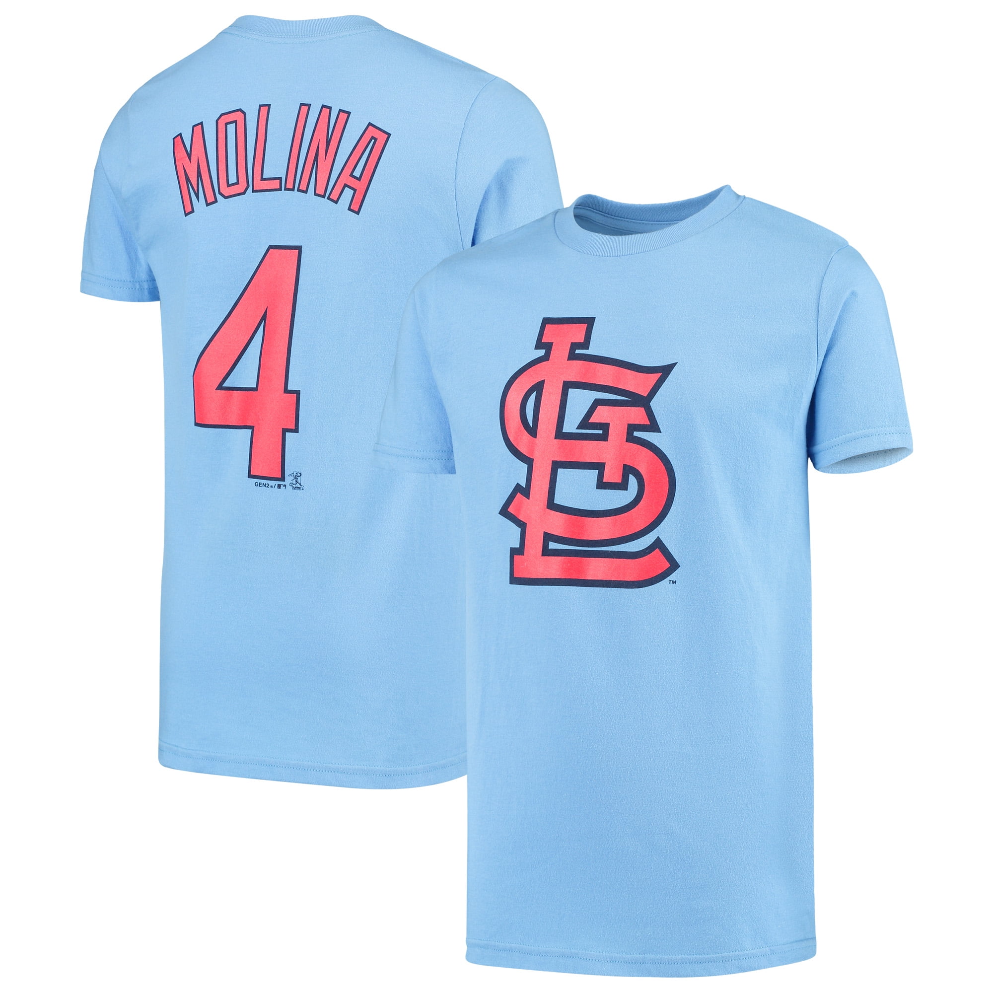 st louis cardinals light blue shirt
