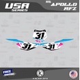 thumbnail image 3 of Kalair GFX Graphics Kit for Apollo RFZ X4-X6 X14-X19 (All Years) Usa Series, 3 of 5