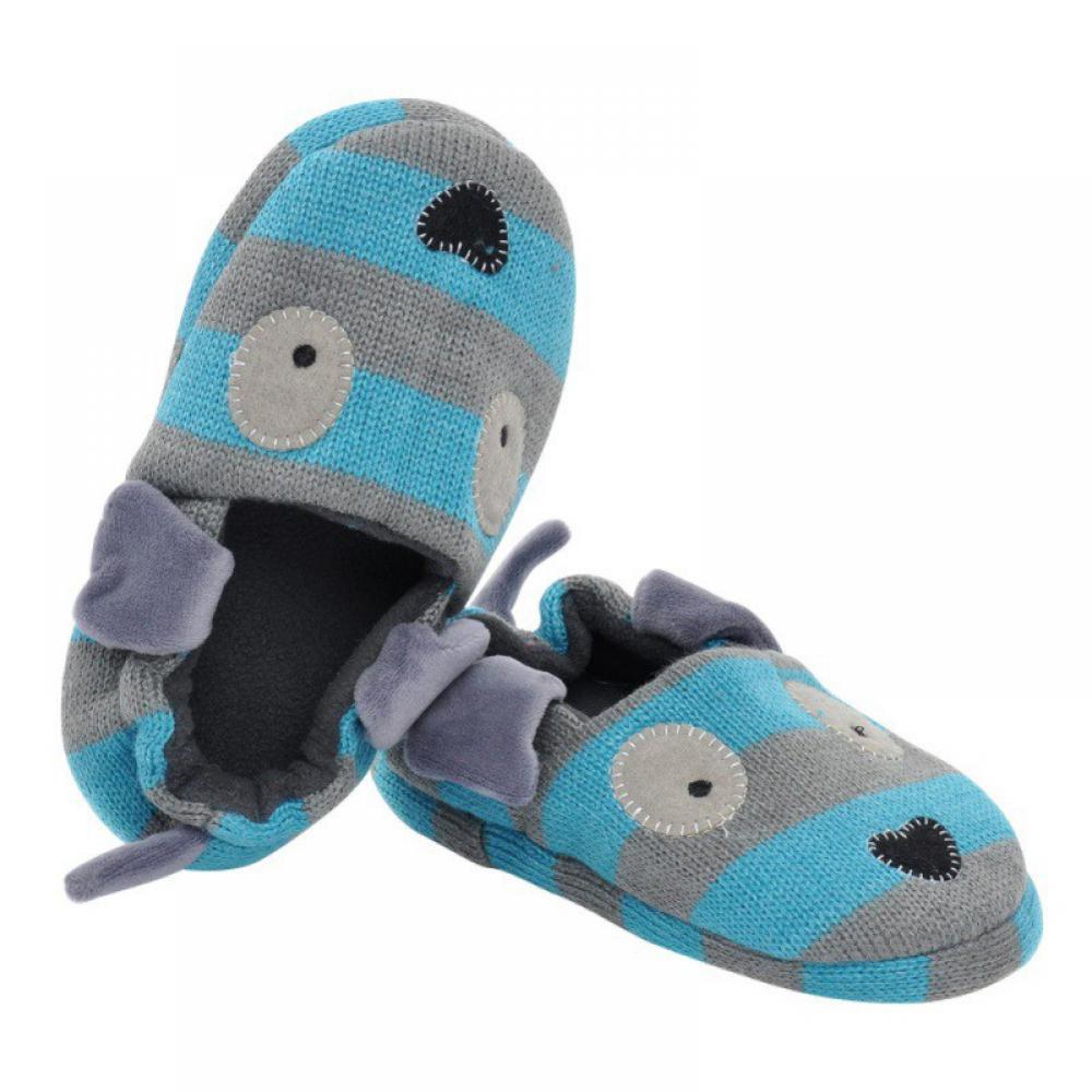 Cute Kids Baby Boys Girls Indoor Slippers Cotton Warm Bedroom Slippers Anti-Slip Shoes Warm Shoes - image 5 of 7