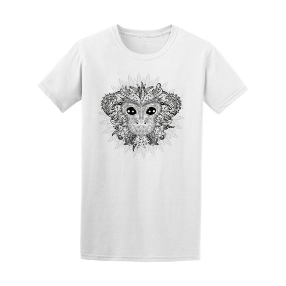 Patterned Head Of Monkey Tee Men's -Image by Shutterstock