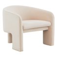 thumbnail image 1 of TOV Furniture Marla Chaise d'Appoint en Velours Pêche, 1 of 6