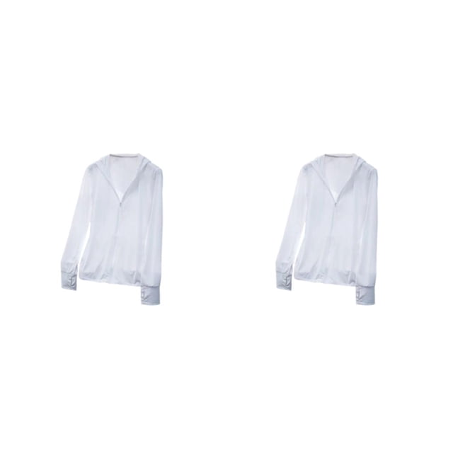Sonducket Abrigo de seda helada, ropa con capucha, sudadera, protector solar, chaqueta deportiva para exteriores, ropa deportiva para mujer, Type2 NO2
