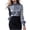 Dark Gray, variant on Long Sleeve Shirts for Women Satin Drawstring Front Casual Style Long Sleeve Button Down Shirt Top