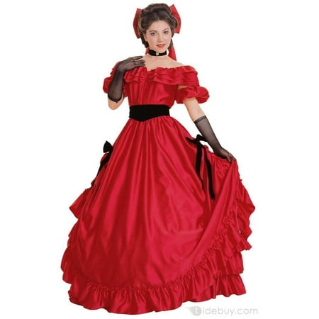 Red Southern Belle Costume for Women