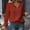 Red women fall cardigan with pockets a1, variant on Women Fall Winter Collared Long Sleeve Zip Up Cardigan Tops Casual Basic Pullover Sweaters Dressy Knit Tops for Work Outdoor, Blue S
