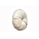thumbnail image 3 of Cojín Decorativo Redondo ALTEREGO DESIGN Funda en Terciopelo Blanco, 3 of 3
