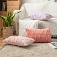 thumbnail image 6 of Wehilion  2pcs Christmas Throw Pillow Covers Set of 2 Decorative Farmhouse Couch Throw Pillows Boho Shells Soft Plush Wool Pillowcases for Bedroom Living Room Sofa, 6 of 16