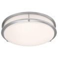 thumbnail image 1 of Access Lighting 20501LEDDCS-BS-ACR 14 in. Solero II LED Flush Mount Ceiling Light, Brushed Steel, 1 of 1
