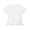 133White593, variant on XAOFW Girl's T-Shirts Short Sleeve Crewneck Kids Solid Color Ribbed Knit T Shirts Leisure Wear Loose Fit Tee Shirts Holiday Party Soft Comfortable Toddler Top