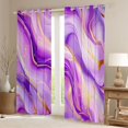 thumbnail image 2 of jejeloiu Modern Fluid Artwork Black Out Curtains,Marble Pattern Curtains Pack of 2 (42x63 Each),Gradient Pink Purple Bedroom Curtains For Teens,Microfiber Bedroom Decor, 2 of 6