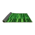 thumbnail image 2 of Ahgly Company Indoor Rectangle Abstract Green Modern Area Rugs, 6' x 9', 2 of 4
