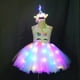 thumbnail image 3 of Disfraz de unicornio SHINYOU con luz LED para niñas de 3 a 4 años, 3 of 7