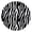 Round Elas, variant on Round Elastic Tablecloth with Zebra Print - Waterproof, Windproof Fitted Table Cover for Outdoor Picnic, Dining (44 inches) - Modern Zebra Stripes Design, Scratch-Resistant & Wipeable