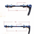 thumbnail image 4 of LEFU for Bicycle Quick Release Skewers Set with 25mm (1/4 inch) Hub Bearings, Front and Rear Axle for Mountain Bike, 6/7/8 Speed Compatible, Steel Construction (Front + Rear), 4 of 10